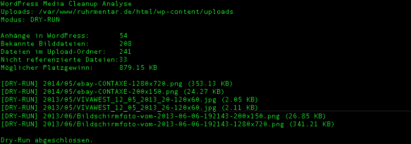 php media-cleanup-analyse.php --quarantine --dry-run