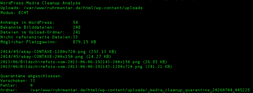 php media-cleanup-analyse.php --quarantine